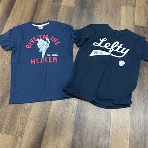 Blue and Navy Graphic T-Shirts homage and Baseballism